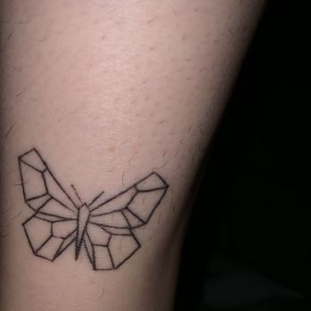 Deluxe Tattoo - Geometric Butterfly - Tattoo Near Me - Chicago, Illinois Deluxe Tattoo - Geometric Butterfly - Tattoo Near Me - Chicago, Illinois