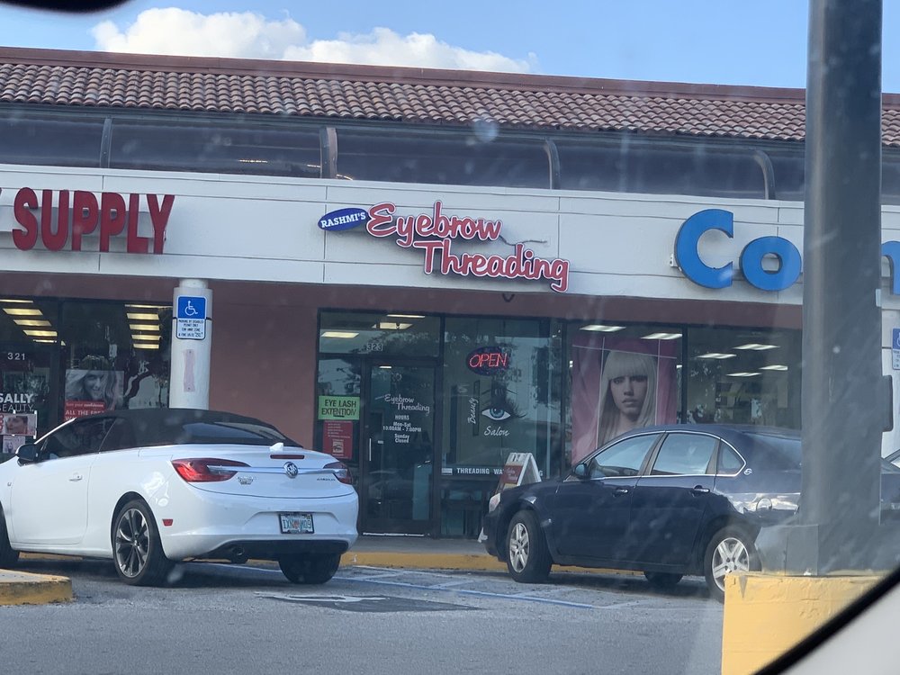 RASHMI’S EYEBROW THREADING 12 Reviews 323 Cypress Gardens Blvd