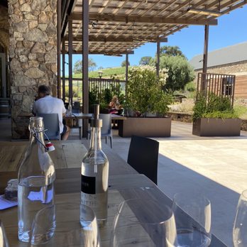 Niner Wine Estates - Distance between tables. - Wine Tasting Room Near Me - Paso Robles, California Niner Wine Estates - Distance between tables. - Wine Tasting Room Near Me - Paso Robles, California