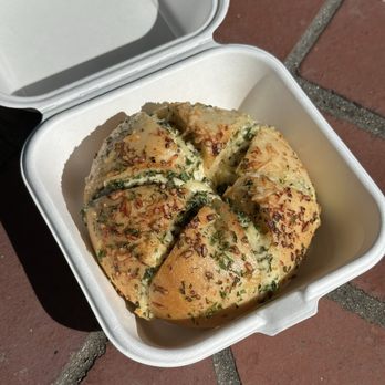 Bloom Bagels - Garlic asiago - Bagels Near Me - Campbell, California