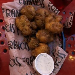 Francis Burger Joint - Lemon Pepper Cauliflower Wings