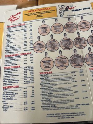 Menu photo 3 The Original Pancake House Portland, OR