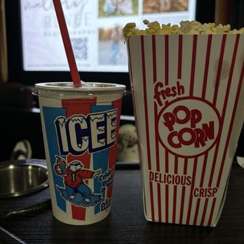 The Delta - Small popcorn and small icee (orange crème and blueberry) - Cinema Near Me - Brentwood, California The Delta - Small popcorn and small icee (orange crème and blueberry) - Cinema Near Me - Brentwood, California
