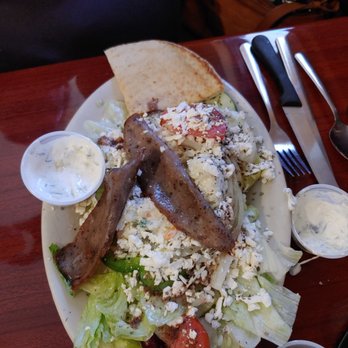 Susie's Grill - This is the most amazing gyro salad - Bars Near Me - Spring Hill, Florida