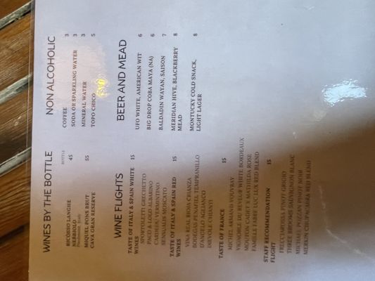 Menu photo 5 The Local Vine Salado, TX