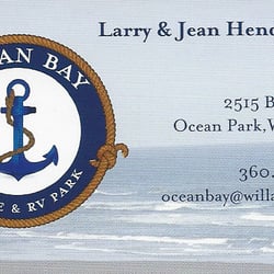 Ocean Bay Mobile & RV Park - Business Card