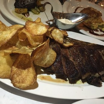 Echo & Rig - 25oz New York pre sliced for family style with house chips! - Steakhouses Near Me - Las Vegas, Nevada