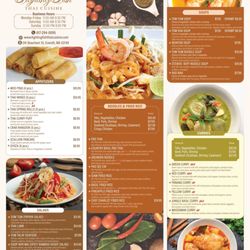 Fighting Fish Thai Cuisine - They texted me menu