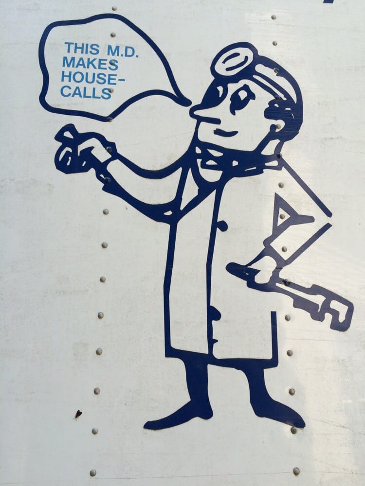 Slide of M D Farrell