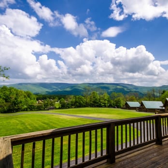 Golden Anchor Cabins - The Pondview Luxury Log Cabin has an epic view of the Dolly Sods from the deck and inside! - Vacation Rentals Near Me - Dryfork, West Virginia