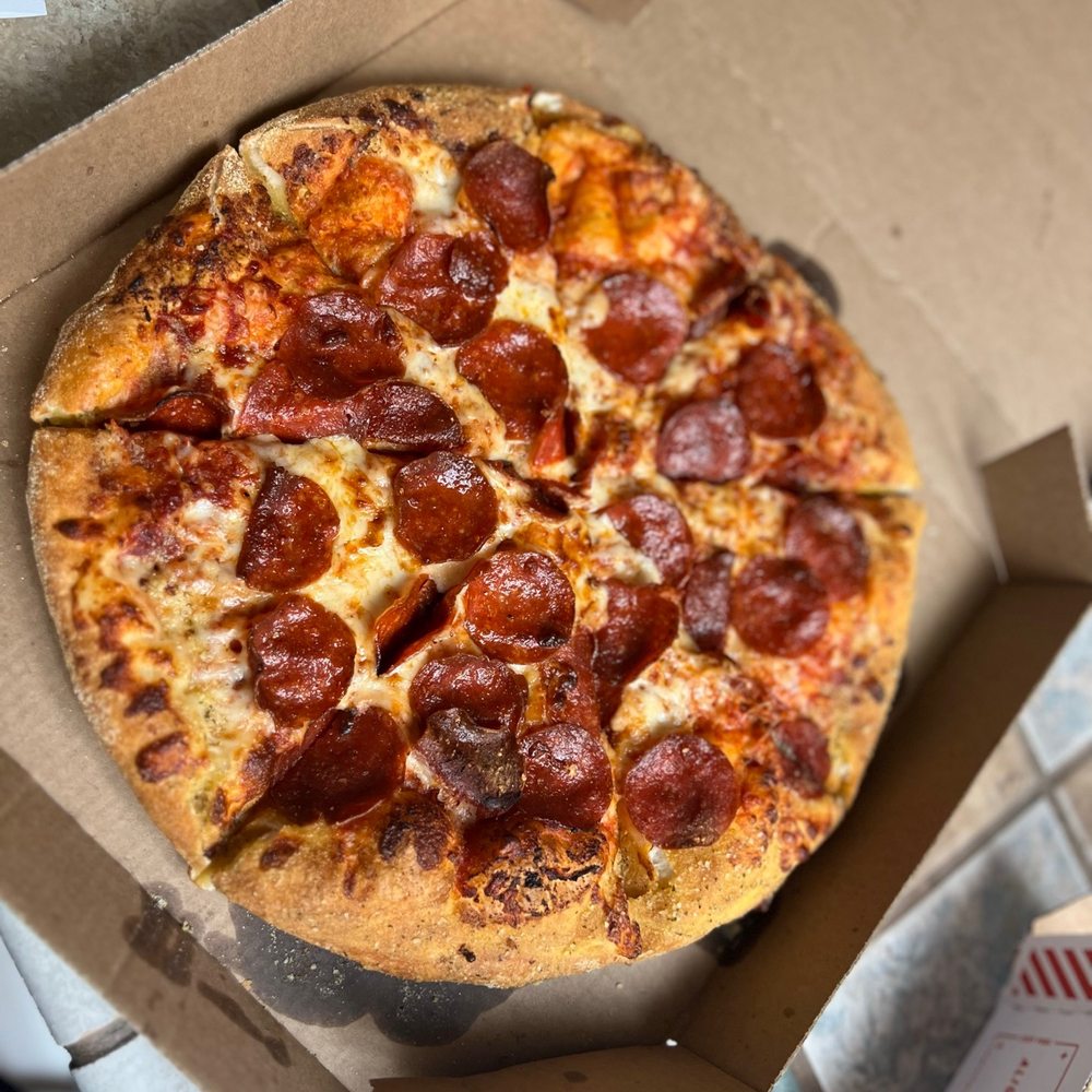 Domino's Pizza - a pepperoni pizza in a box - Pizza Near Me - Adelanto, California Domino's Pizza - a pepperoni pizza in a box - Pizza Near Me - Adelanto, California