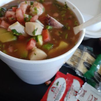 Casa Mota - Campechana with shrimp, octopus and abulon. - Mexican Near Me - Riverside, California