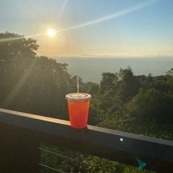 Skyland Mountain Tap Room - Prohibition Punch on the balcony
