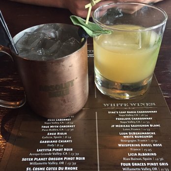 POUR Restaurant & Bar - Blueberry sage mule = yum! (Left) - New American Near Me - Lafayette, Louisiana POUR Restaurant & Bar - Blueberry sage mule = yum! (Left) - New American Near Me - Lafayette, Louisiana