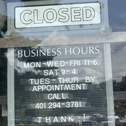 Business hours 8/2026