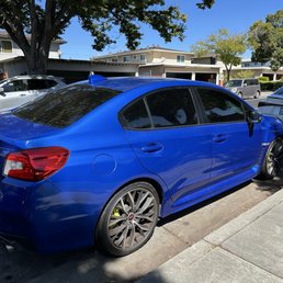 5% back side and 30% driver/passenger side. 5% back side and 30% driver/passenger side.