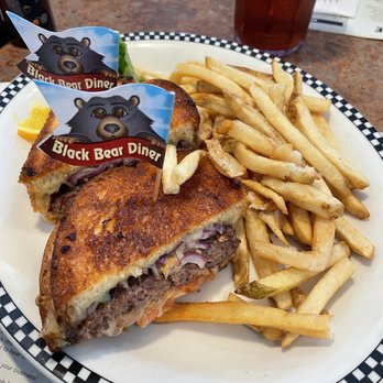 Black Bear Diner San Rafael - Parmesan Sourdough Cheeseburger* (960 cals.) - Diners Near Me - San Rafael, California