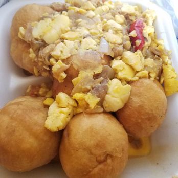 Boston Juicy Jerk - Ackee & Saltfish and fried dumplings - Caribbean Near Me - Lauderhill, Florida Boston Juicy Jerk - Ackee & Saltfish and fried dumplings - Caribbean Near Me - Lauderhill, Florida