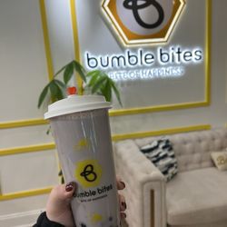 Bumble Bites - Taro milk tea with tapioca boba