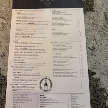 Moussalli’s Prime - Cocktail & Beer Menu - Steakhouses Near Me - Edwardsville, Illinois Moussalli’s Prime - Cocktail & Beer Menu - Steakhouses Near Me - Edwardsville, Illinois