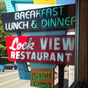 Lock View Restaurant - Sign - Seafood Near Me - Sault Ste. Marie, Michigan