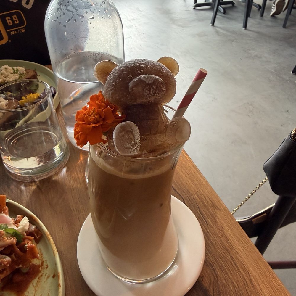 El Encanto - Iced coffee and adorable ice cube - Breakfast & Brunch Near Me - San Diego, California