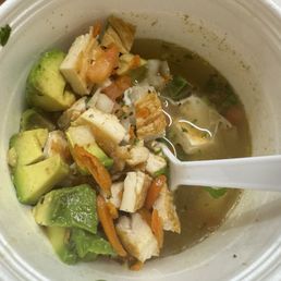 Tortilla soup, very good portion and flavorful.