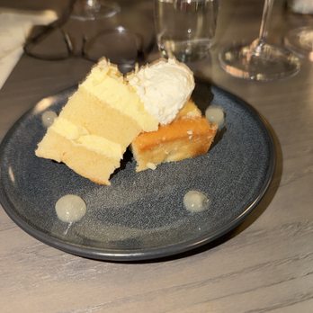 NAPA Kitchen And Wine - Final Course - Limoncello Cake Bite / lemon gelée / house made lemon whipped cream - Cocktail Bars Near Me - Newtown Square, Pennsylvania NAPA Kitchen And Wine - Final Course - Limoncello Cake Bite / lemon gelée / house made lemon whipped cream - Cocktail Bars Near Me - Newtown Square, Pennsylvania