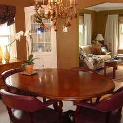 Kurtzbach Painting - beautiful mid century dining room with painted trim