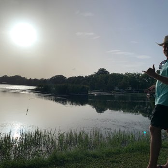 Poche's Rv Park - Fishing in pond 3 - RV Parks Near Me - Breaux Bridge, Louisiana