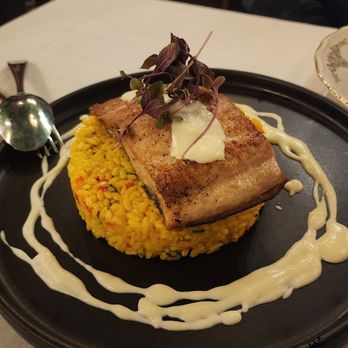 Mercado Negro - Mahi Mahi with risotto - Tapas/Small Plates Near Me - Toronto, Ontario
