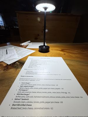 Menu photo 3 Park Tavern Estes Park, CO