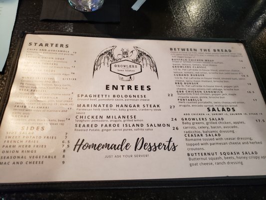 Menu photo 3 Growlers Beer Bistro Tuckahoe, NY