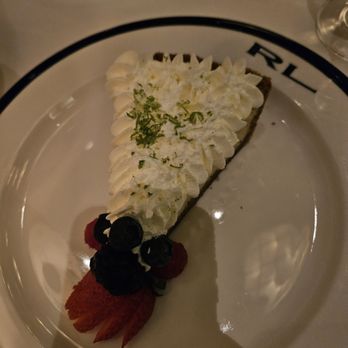 RL Restaurant - Key lime pie used to be a favorite.  Crust needs work. - New American Near Me - Chicago, Illinois