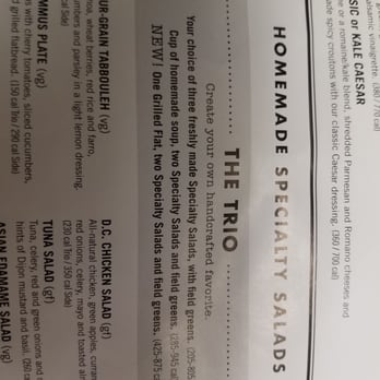 Corner Bakery Cafe - They lied to me on the phone about what comes with certain meals. I'm looking at the menu right now. - Soup Near Me - San Antonio, Texas