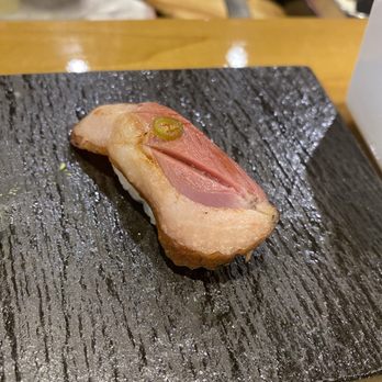 Heian - Duck Ham nigiri - Sushi Bars Near Me - McKinney, Texas