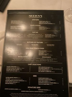 Menu photo 2 Morton's The Steakhouse Reston, VA