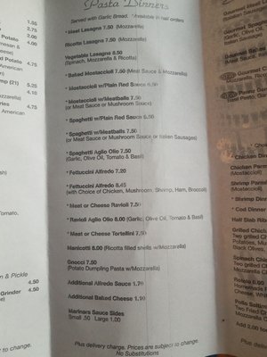 Menu photo 2 Anna Maria's Roscoe, IL