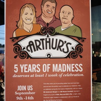Arthur's - Anderson - 2019 is their 5 yr anniversary - Pubs Near Me - Cincinnati, Ohio