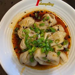 1st Dumpling N Noodle - Dumpling with spicy sauce