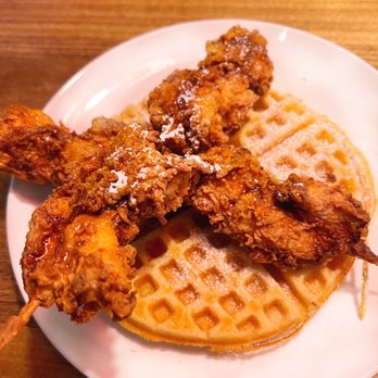 Easy Rider Diner - Chicken and waffles and hot honey - Comfort Food Near Me - Indianapolis, Indiana