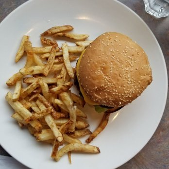 Daves Place - a hamburger and fries on a plate - Restaurants Near Me - Bancroft, Ontario Daves Place - a hamburger and fries on a plate - Restaurants Near Me - Bancroft, Ontario