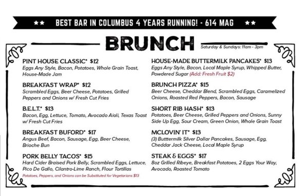 Menu photo 1 Short North Pint House Columbus, OH Menu photo 1 Short North Pint House Columbus, OH