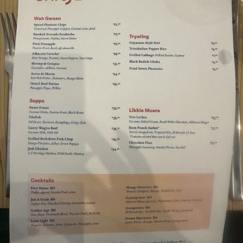 Canje - Menu - Caribbean Near Me - Austin, Texas