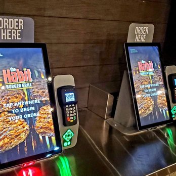 Habit Burger & Grill - Order kiosks in the patio - Salad Near Me - Baldwin Park, California Habit Burger & Grill - Order kiosks in the patio - Salad Near Me - Baldwin Park, California