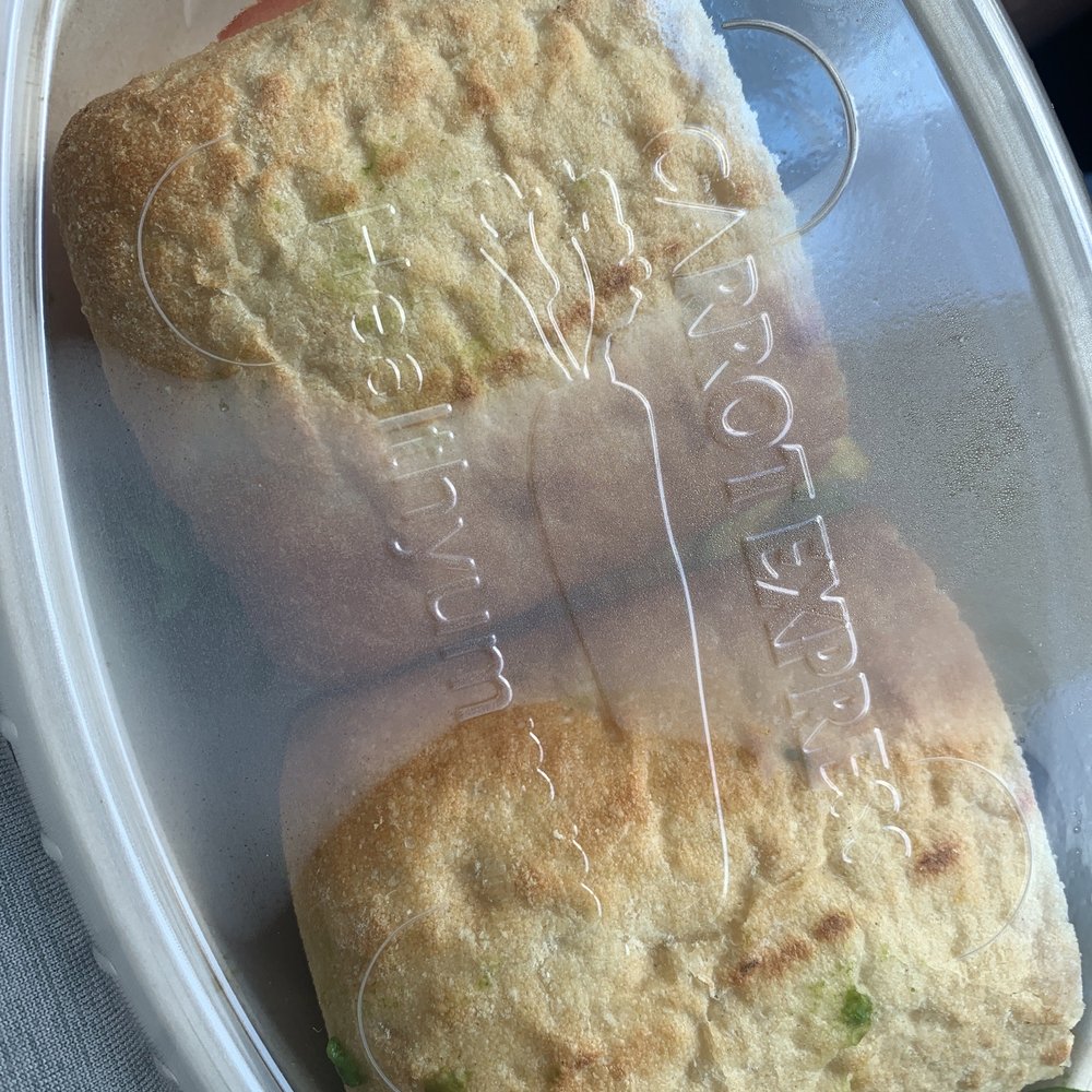 Carrot Express - Ciabatta Breakfast Sandwich - Salad Near Me - South Miami, Florida