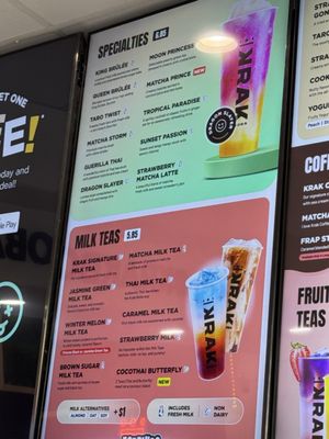 Menu photo 5 Krak Boba Long Beach, CA