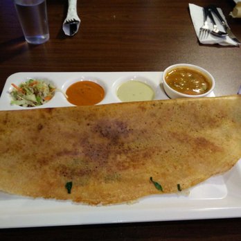 Dosa Crepe Cafe - a plate of food - Indian Near Me - Kelowna, British Columbia Dosa Crepe Cafe - a plate of food - Indian Near Me - Kelowna, British Columbia