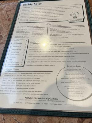 Menu photo 1 Highly Likely Los Angeles, CA