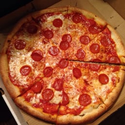 Huge pepperoni pizza Huge pepperoni pizza